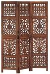 vidaXL 3 Tlg Raumteiler Handgeschnitzt 120x165 cm Mango Massivholz 285334
