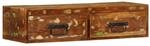 vidaXL TV-Wandschrank 80x30x19 cm Altholz Massiv 4017462