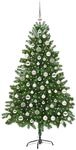 vidaXL Weihnachtsbaum mit 300 LEDs mit St&auml;nder Gr&uuml;n 180 cm PE 3396333