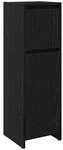vidaXL Badezimmerschrank mit T&uuml;r Schwarz Eichen-Optik 30 x 30 x 95 cm 862504