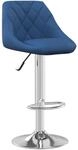 vidaXL Barhocker Blau Samt 335298