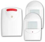 Orno Ladenglocke Durchgangsmelder IP44 2x PIR-Sensor