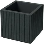 Prosperplast Blumentopf Coro Square 40 cm x 36 cm x 36 cm Charcoal
