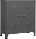 vidaXL Aufbewahrungstruhe Industrial Anthrazit 90x40x100 cm Stahl 339625