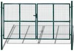 vidaXL Gartengitter Tor Zaun T&uuml;r Wandgitter 306x175 cm 140925