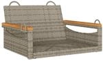 vidaXL H&auml;ngesessel Grau 63x62x40 cm Poly Rattan 368162