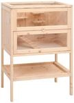 vidaXL Hamsterk&auml;fig 55x40x80 cm Massivholz Tanne