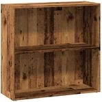 vidaXL B&uuml;cherregal Altholz-Optik 80x30x77 cm Holzwerkstoff 857929