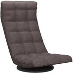 vidaXL Bodenstuhl Drehbar Taupe Stoff 336583