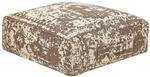 Beliani Bodenkissen SHASA Beige Braun 50x50x20