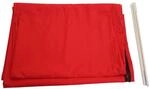 Proregal Schutzh&uuml;lle F&uuml;r Ampelschirm Bis 4,3 m HxBxT 240x60x60cm Rot Abdeckh&uuml;lle