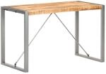 vidaXL Esstisch 120x60x75 cm Raues Mango-Massivholz