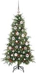 vidaXL K&uuml;nstlicher Klappbarer Weihnachtsbaum Gr&uuml;n 120 cm PE und PVC 3397395