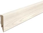 Egger Sockelleiste L610 Kubisch f&uuml;r Fu&szlig;boden Sheffield 6 cm Akazie Wei&szlig;