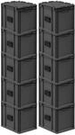 PROREGAL Supersparset 10x Eurobox Nextgen Portable HxBxT 33,5x30x40cm 30 Liter