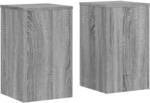 vidaXL Pflanzenst&auml;nder 2 Stk Grau Sonoma 30x30x50 cm Holzwerkstoff 852920