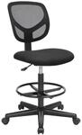 Songmics B&uuml;rostuhl Sitzh&ouml;he 55 cm - 75 cm Schwarz