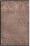vidaXL Fu&szlig;matte Braun 80x120 cm 331588