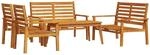 vidaXL 5-Tlg Garten-Lounge-Set Massivholz Akazie 3211800