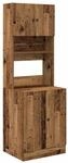 vidaXL K&uuml;chenschrank mit Regal Altholz 60 x 50 x 180 cm Holzwerkstoff 3365555