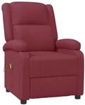 vidaXL Massagesessel Weinrot Kunstleder Modell 23