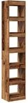 vidaXL B&uuml;cherregal/Raumteiler Altholz-Optik 40x30x198 cm 856812