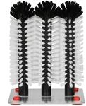 Ich-Zapfe Gl&auml;sersp&uuml;lb&uuml;rste mit Aluminiumboden 3 X 25 cm