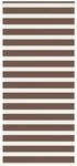 vidaXL Doppelrollo Braun 105x230 cm Stoffbreite 100,9 cm Polyester 4014392
