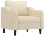 vidaXL Sessel Creme 60 cm Stoff 359345