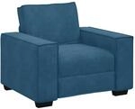 vidaXL Sessel Blau 100x78x84 cm Samt 4105009