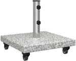 vidaXL Sonnenschirmst&auml;nder Grau 45 x 45 x 45 cm Granit 42006584