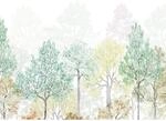 Komar Vliestapete Bright Rainbow 350 cm x 250 cm Mehrfarbig