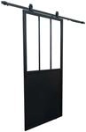 inova Loft Glasschiebet&uuml;r 1025 x 2150 mm 3 Felder Kickplatte Klarglas...