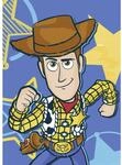 Komar Wandbild Disney and Pixar Toy Story Woody 50 cm x 70 cm Blau