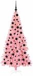 vidaXL Weihnachtsbaum mit 300 LEDs mit St&auml;nder Rosa 180 cm PVC 3396430