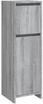 vidaXL Badschrank Grau Sonoma 30x30x95 cm Holzwerkstoff Modell 1