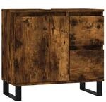 vidaXL Badschrank R&auml;uchereiche 65x33x60 cm Holzwerkstoff 831617