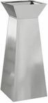 vidaXL S&auml;ulen Pflanzer Silber 40 x 40 x 100 cm 873862