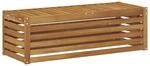 vidaXL Outdoor Hocker Bank Natur 115 x 43 x 37 cm Massivholz Akazie 900687