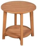 GarWoh Beistelltisch Milton Teak Rund 50 Cm