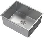 ML-Design Sp&uuml;lbecken aus Edelstahl 50 x 40 cm Rechteckig 1 Becken mit Siphon
