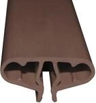 Waterman Pool Handlauf Q5 f&uuml;r Rundbecken 300cm Braun RAL 8024