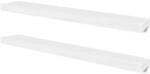 vidaXL Wandregale 4 Stk Wei&szlig; 100 cm 275999