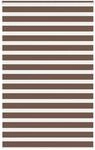 vidaXL Doppelrollo Braun 145x200 cm Stoffbreite 140,9 cm Polyester 4014374