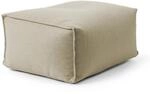 mokebo Outdoor Pouf Der Ruhepouf f&uuml;r Balkon & Garten Sitzhocker W&uuml;rfelkissen...