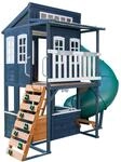 KidKraft Cozy Escape Spielturm mit Rutsche &ndash; Zweist&ouml;ckiges Outdoor...
