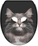SANILO WC Sitz mit Absenkautomatik Top Fix Cool Cat
