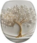 SANILO WC Sitz mit Absenkautomatik Top Fix Tree of Life