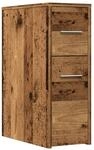 vidaXL Badschrank Schmal mit Rollen Altholz-Optik Holzwerkstoff 855284