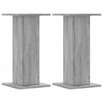 vidaXL Pflanzenst&auml;nder 2 Stk Grau Sonoma 30x30x60 cm Holzwerkstoff 3307860